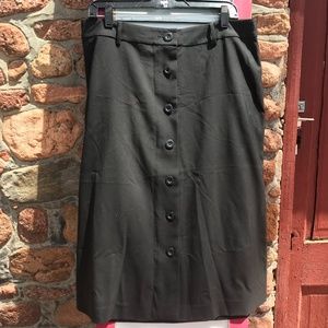J. Jill Simple 120 Washable Wool Pencil Skirt